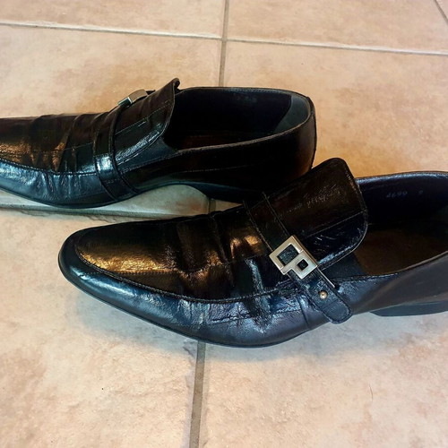 Cesare Paciotti men's shoes size 43 black like new