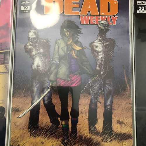 Walking Dead Weekly set of 47 comics like new