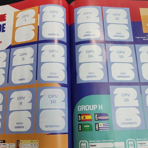 Panini FIFA World Cup 2026 Sticker Album new with 6 stickers