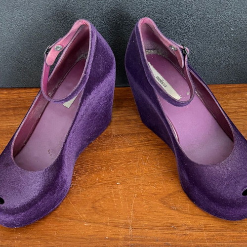 Melissa pumps used size 40 purple with 9 cm heel