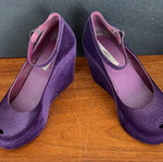 Melissa pumps used size 40 purple with 9 cm heel