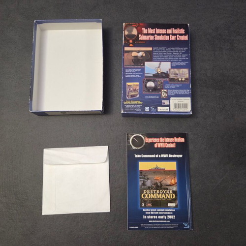 Silent Hunter II PC game used, small box, English manual