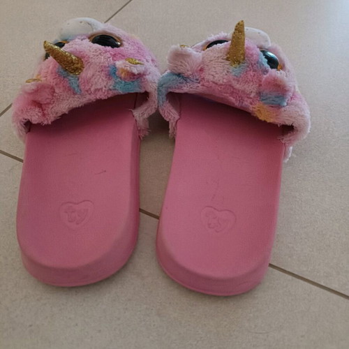 Ty Beanie slippers size 37-39 like new, pink