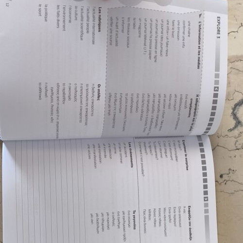 Explore 3 Methode de Francais A2 French Language Learning Pack new