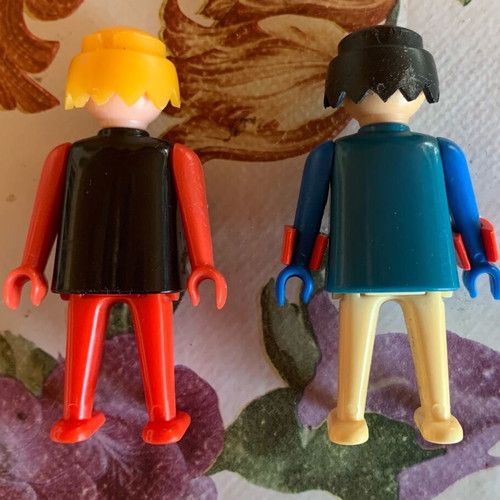 Playmobil Lyra vintage figures used, Greek made