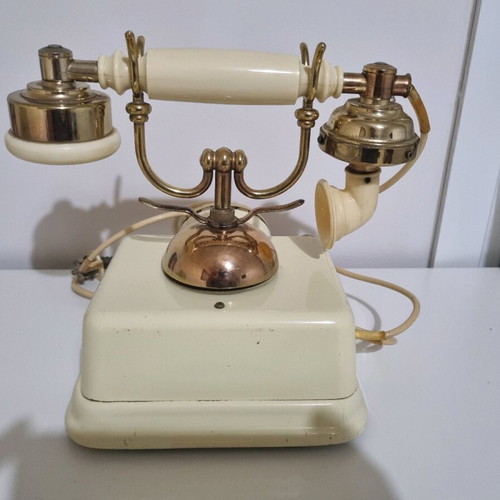 Vintage telephone used, 1960s, Victorian style