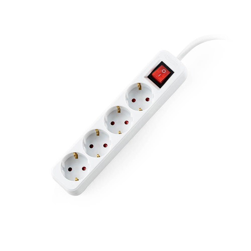 Muhler power strip with switch 4G 1.5mm2 5m length new