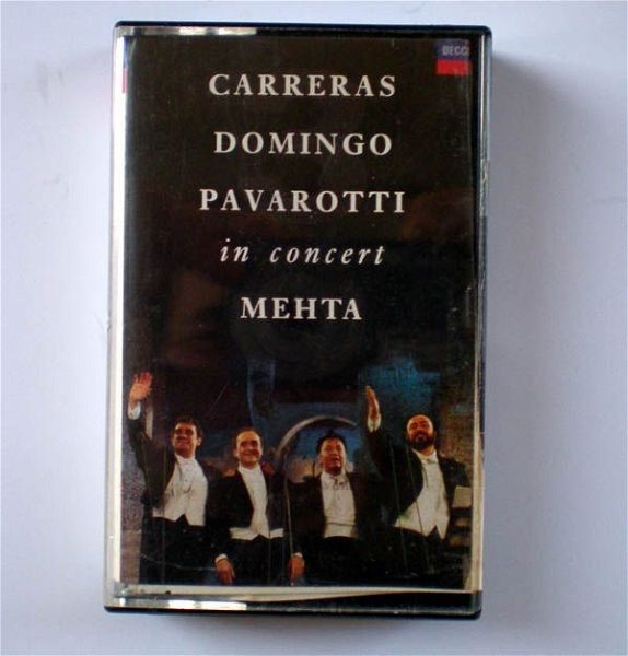  Carreras, Domingo, Pavarotti, Mehta – In Concert | kaseta, 1990