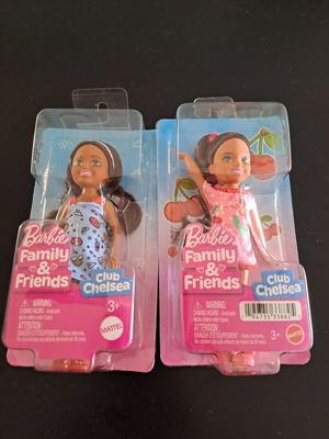 Σετ 2 κούκλες Barbie Club Chelsea Family & Friends, σφραγισμένες