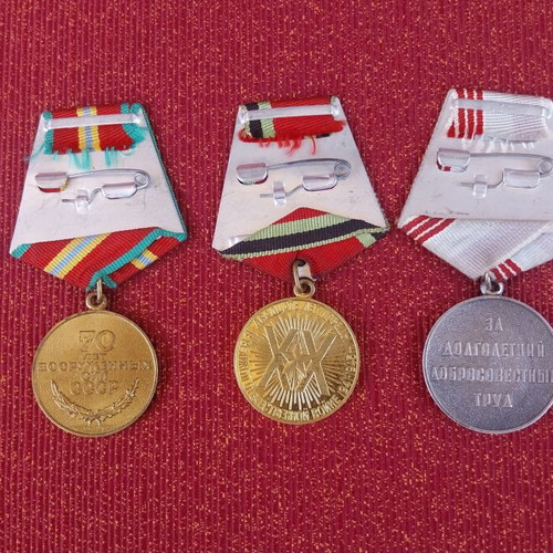 Russian medals used, vintage collection