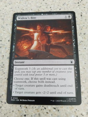 Magic the Gathering Widow's Bite card