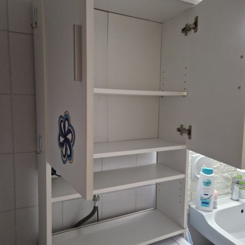 Bathroom furniture set like new, sink cabinet and washing machine cabinet