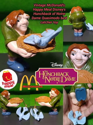 Vintage McDonald's Happy Meal Disney's Hunchback of Notre Dame Quasimodo φιγούρα μεταχειρισμένη