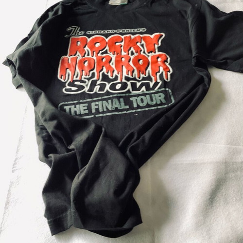 Vintage black Rocky Horror Show t-shirt like new