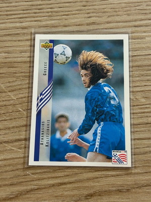 Athanasios Kolitsidakis card used Upper Deck World Cup USA 1994