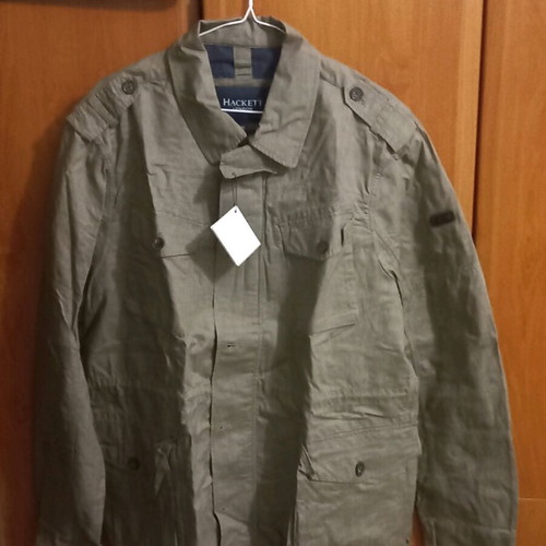 Hackett jacket xxl new khaki spring beige-green