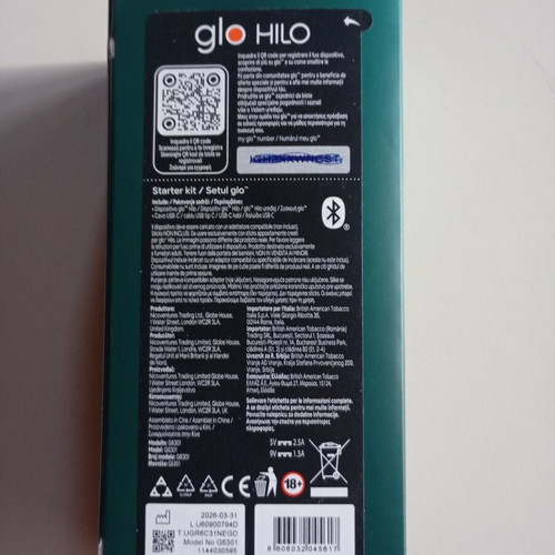 Glo HILO sealed new tobacco heating device cypress green