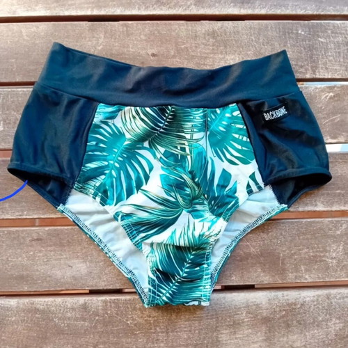 Bikini bottoms tropical, like new, Backbone Polewear