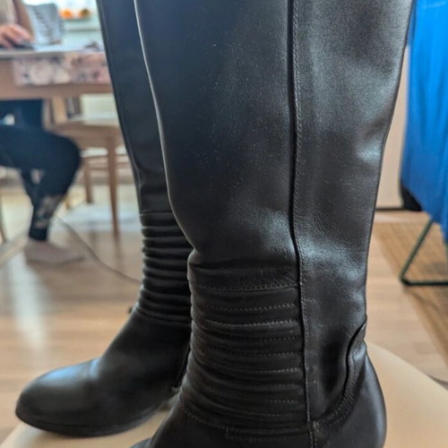 Peter Kozina leather boots size 37 like new, dark brown