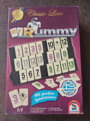 My Rummy board game like new, German edition with original packaging