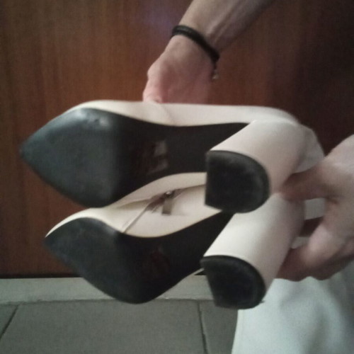 Luigi white boots like new, size 38
