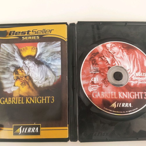 Gabriel Knight 3 PC Game like new, action RPG
