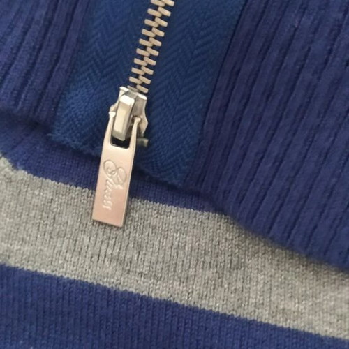 Guess thin mariniera sweater xlarge, new, gray and blue