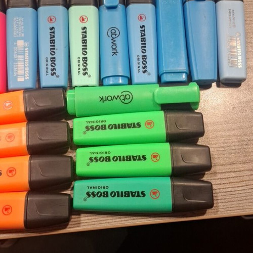 Highlighters like new, set of 28 pieces