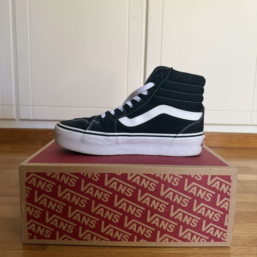 Vans Sk8 High Platform sneakers like new, black and white