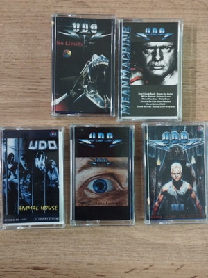 UDO cassette set like new, metal, 5 tapes