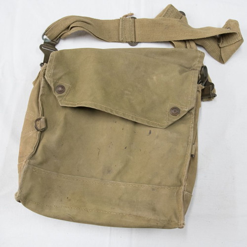 1940 British Army Gas Mask used with soldier's case