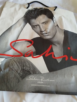 Sakis Rouvas collectible bag used, paper