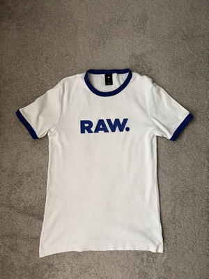 G-Star Raw Slim Fit Crew-Neck T-Shirt white used, size M