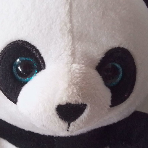 Velvet stuffed panda Cuddle Crew used