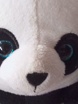 Velvet stuffed panda Cuddle Crew used