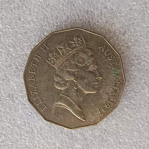 Australia 50 Cents Coin 1997 used