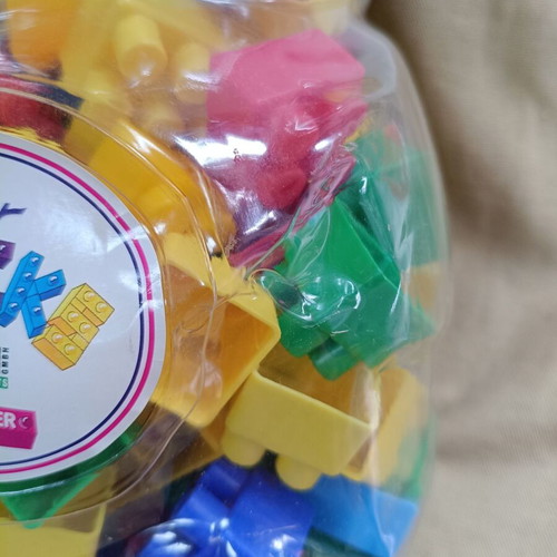 X-Trem Color Blocks construction toy used, 100+ pieces