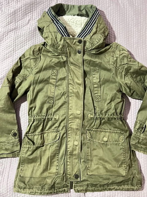Parka Zara κοριτσιών μεταχειρισμένη με αποσπώμενη φόδρα, μέγεθος 13-14 ετών