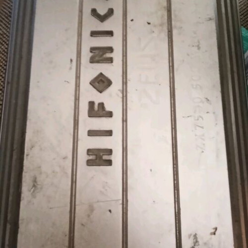 Hifonics ZX 7500 amplifier used, 2x500 RMS, dual channel