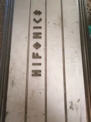 Hifonics ZX 7500 amplifier used, 2x500 RMS, dual channel