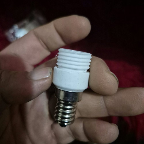 Adapter for G9 Lamp to E14 Socket New Ceramic Type
