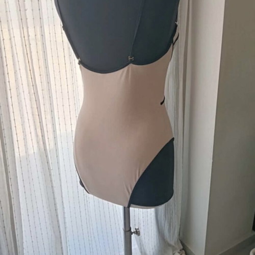 Forever 21 swimsuit M/L nude and black, like new