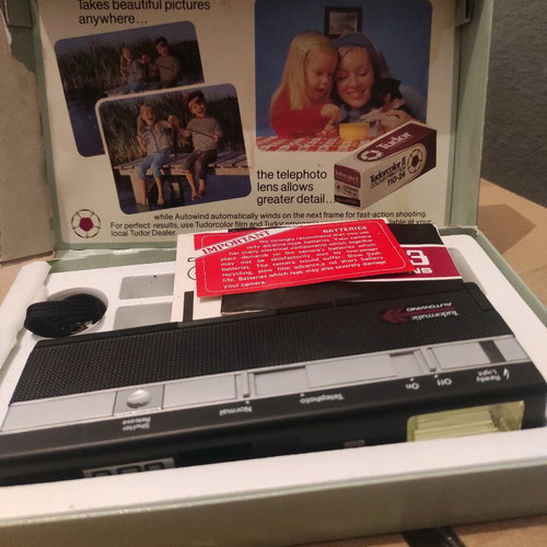 Tudor 303 Autowind camera like new in original packaging