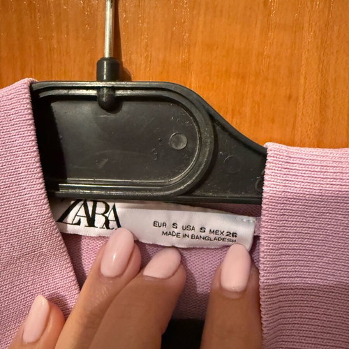 Zara women's hoodie long lilac like new