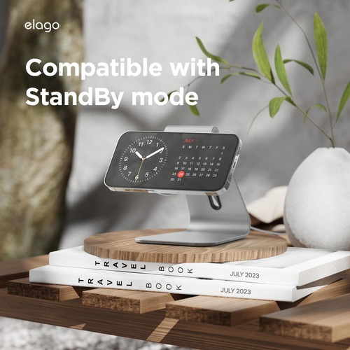 Elago MS4 Charging Stand for MagSafe like new, compatible with iPhone