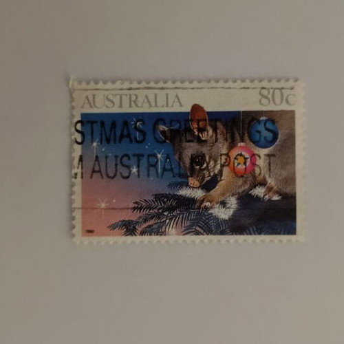 Australia 80c Christmas Stamp 1990 like new