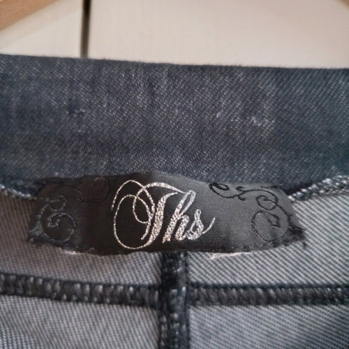 Ths Fashion leggings dark gray like new, fitted