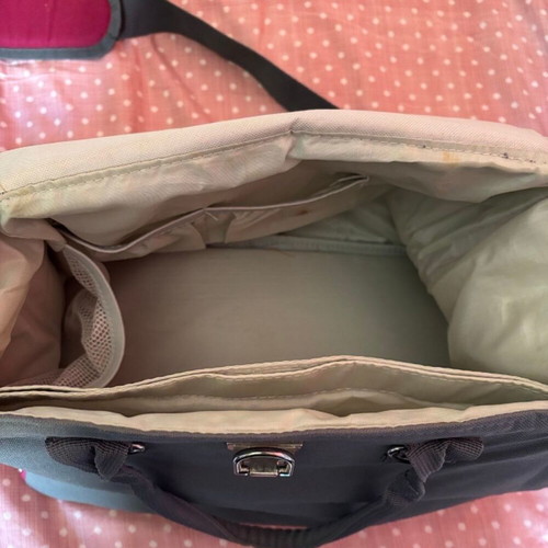 Babymoov Baby Chic changing bag used with accessories