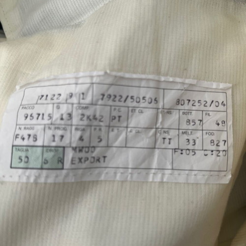Trussardi Sartoriale suit 100% merino wool like new, size 50