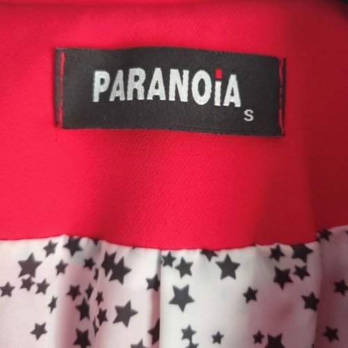 Paranoia jacket red dark coral like new, size S